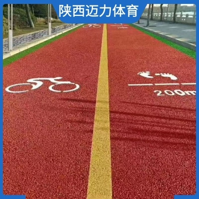 自結紋塑膠跑道